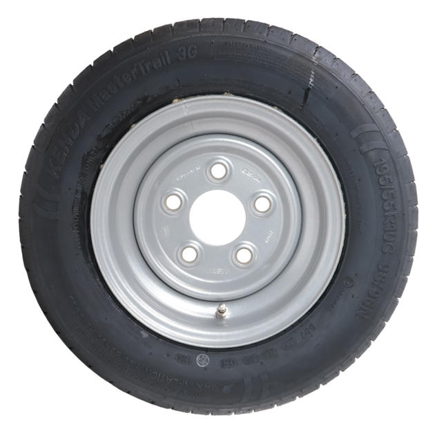 Kargotrail Compleet aanhanger wiel - 195/55R10C - steekmaat: 5x112 - draagvermogen: 750 kg - naafdiameter: 67 mm - 10 PR - ET+25
