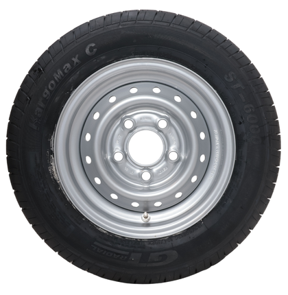 Kargotrail Compleet aanhanger wiel - 195/60R12C - steekmaat: 5x112 - draagvermogen: 900 kg - naafdiameter: 67 mm