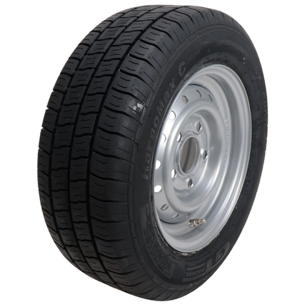Kargotrail Compleet aanhanger wiel - 195/60R12C - steekmaat: 5x112 - draagvermogen: 900 kg - naafdiameter: 67 mm