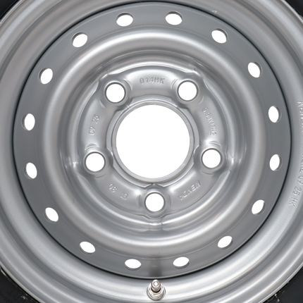 Kargotrail Compleet aanhanger wiel - 195/60R12C - steekmaat: 5x112 - draagvermogen: 900 kg - naafdiameter: 67 mm