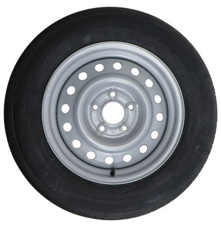 Kargotrail Compleet aanhanger wiel - 195/65R15 - steekmaat: 5x112 - draagvermogen: 690 kg - naafdiameter: 67 mm