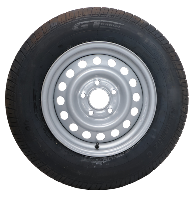 Kargotrail Compleet aanhanger wiel - 195/70R14C - steekmaat: 5x112 - draagvermogen: 900 kg - naafdiameter: 67 mm