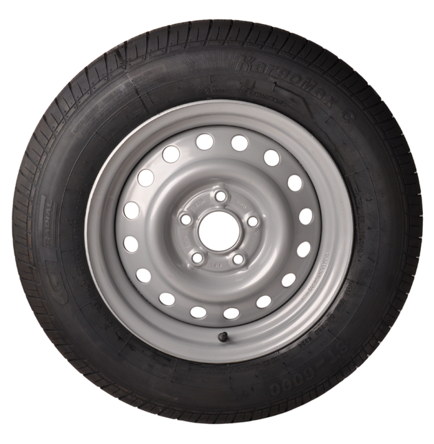 Kargotrail Compleet aanhanger wiel - 195/70R15C - steekmaat: 5x112 - draagvermogen: 900 kg - naafdiameter: 67 mm