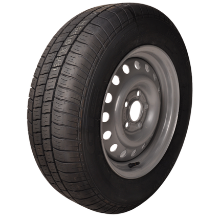 Kargotrail Compleet aanhanger wiel - 195/70R15C - steekmaat: 5x112 - draagvermogen: 900 kg - naafdiameter: 67 mm