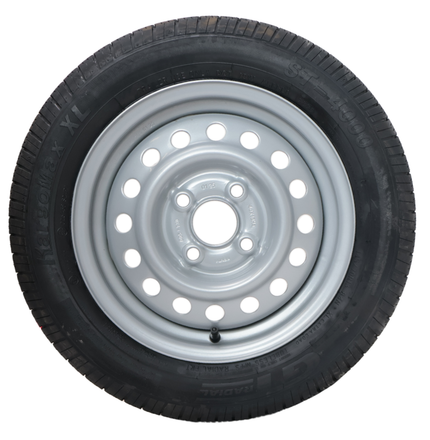 Kenda Compleet aanhanger wiel - 145/70R13 - steekmaat 4x100 - draagvermogen: 425 kg - naafdiameter: 57 mm