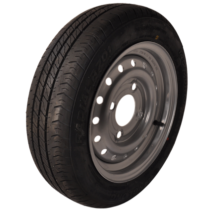 Kenda Compleet aanhanger wiel - 145/70R13 - steekmaat: 4x130 - draagvermogen: 375 kg - naafdiameter: 85 mm