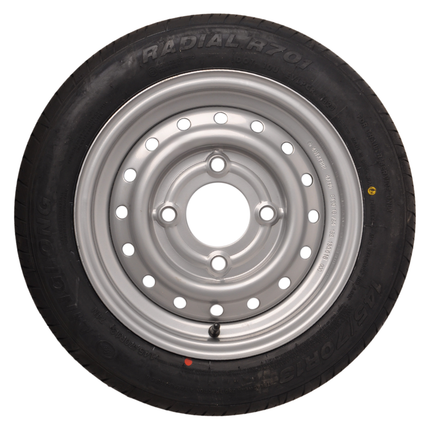Kenda Compleet aanhanger wiel - 145/70R13 - steekmaat: 4x130 - draagvermogen: 375 kg - naafdiameter: 85 mm