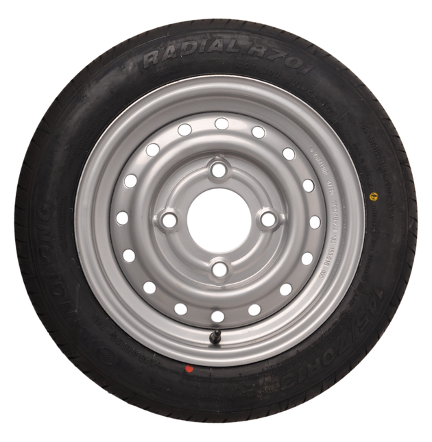 Kenda Compleet aanhanger wiel - 145/70R13 - steekmaat: 4x130 - draagvermogen: 375 kg - naafdiameter: 85 mm