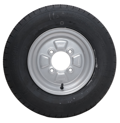 Kenda Compleet aanhanger wiel - 145/80-10 - steekmaat: 4x115 - draagvermogen: 375 kg - naafdiameter: 85 mm - 4PR