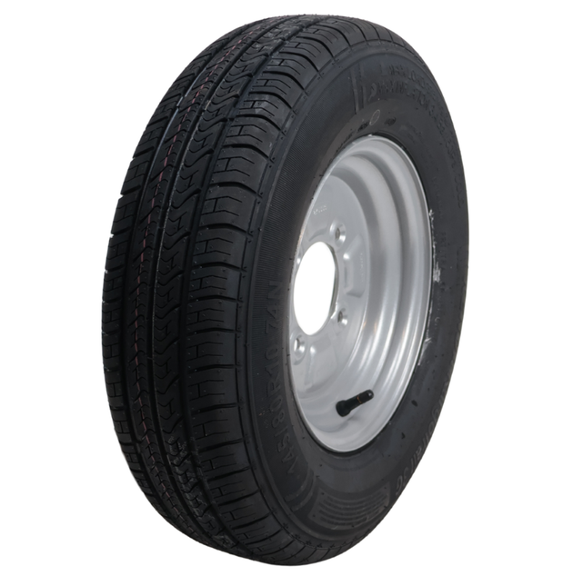 Kenda Compleet aanhanger wiel - 145/80-10 - steekmaat: 4x115 - draagvermogen: 375 kg - naafdiameter: 85 mm - 4PR