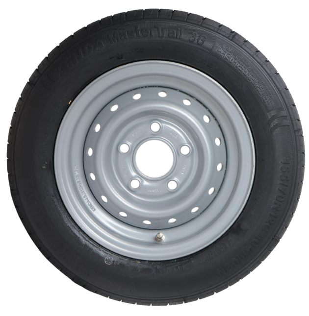 Kenda Compleet aanhanger wiel - 155/70R12C - steekmaat: 5x112 - draagvermogen: 900 kg - naafdiameter: 67 mm