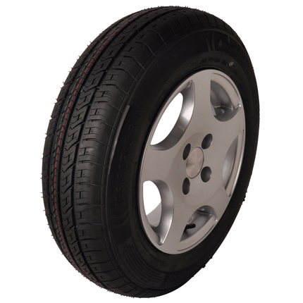 Kenda Compleet aanhanger wiel - 155/80R13 - lichtmetalen velg - steekmaat: 4x100 - draagvermogen: 500 kg - naafdiameter: 57 mm