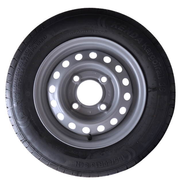 Kenda Compleet aanhanger wiel - 155/80R13 - steekmaat: 4x130 - draagvermogen: 500 kg - naafdiameter: 85 mm
