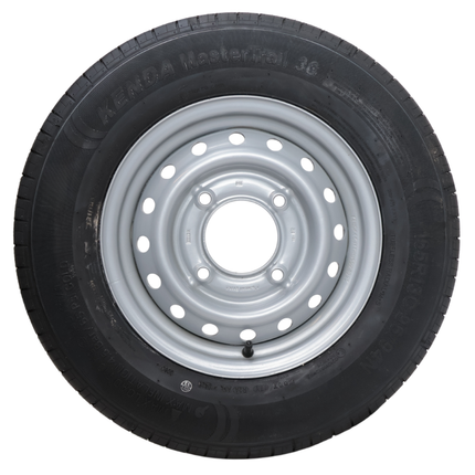 Kenda Compleet aanhanger wiel - 165R13C - Ifor Williams - steekmaat: 4x139,7 - draagvermogen: 710 kg - naafdiameter: 95,5 mm