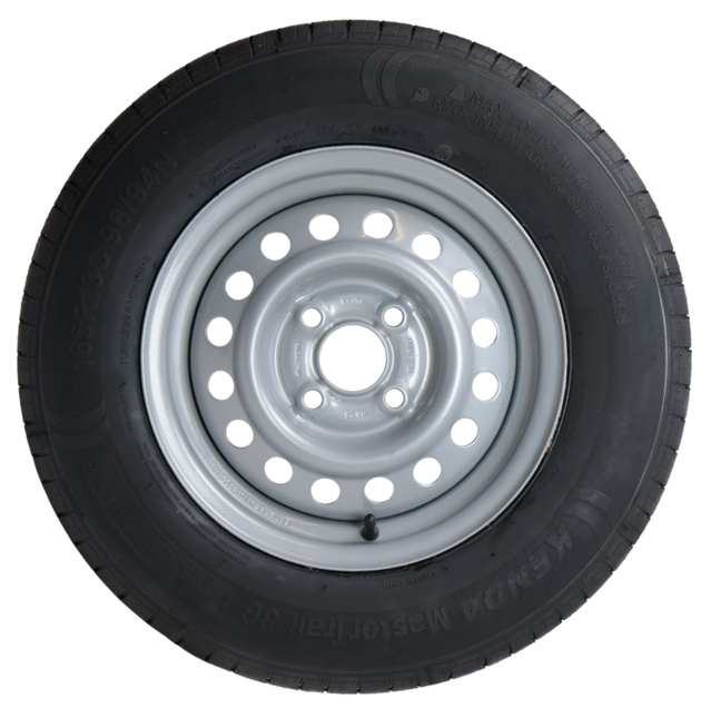 Kenda Compleet aanhanger wiel - 165R13C - steekmaat: 4x100 - draagvermogen: 600 kg - naafdiameter: 57 mm