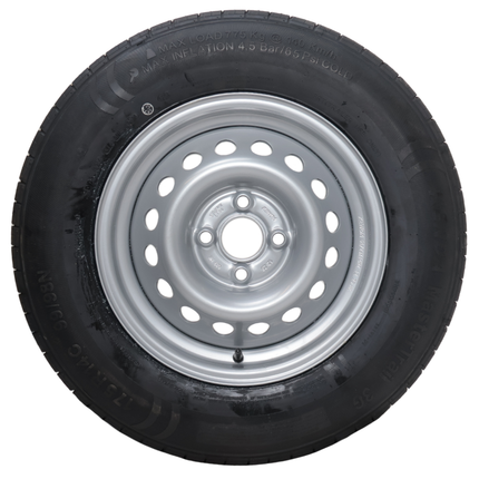 Kenda Compleet aanhanger wiel - 175/80R14C - steekmaat: 4x100 - draagvermogen: 775 kg - naafdiameter: 57 mm