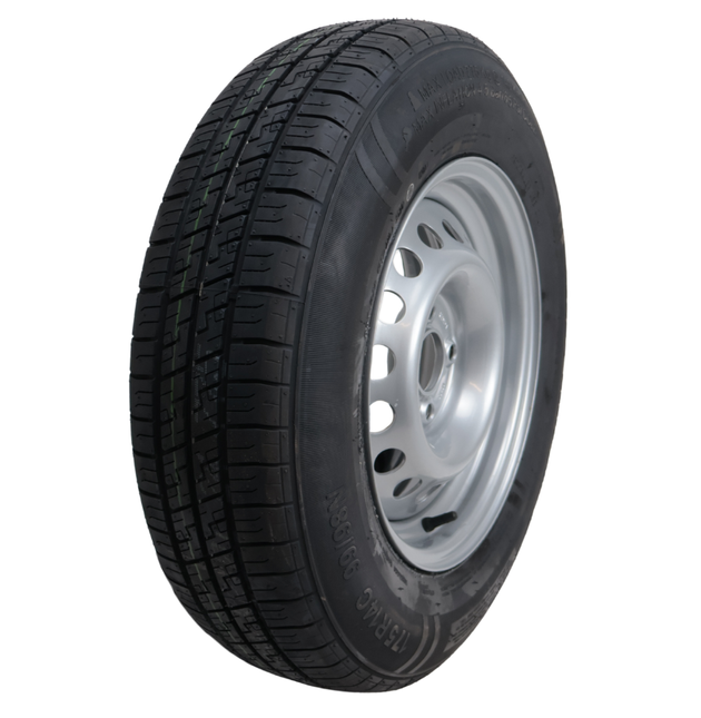 Kenda Compleet aanhanger wiel - 175/80R14C - steekmaat: 4x100 - draagvermogen: 775 kg - naafdiameter: 57 mm