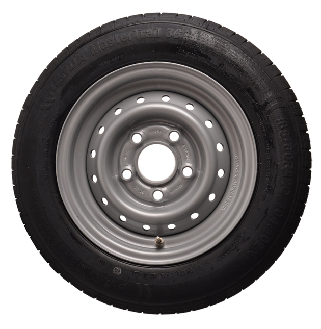 Kenda Compleet aanhanger wiel - 185/60R12C - steekmaat: 5x112 - draagvermogen: 900 kg - naafdiameter: 67 mm