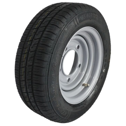 Kenda Compleet aanhanger wiel - 185/60R12C - steekmaat: 5x165,1 - draagvermogen: 900 kg - naafdiameter: 114,6 mm