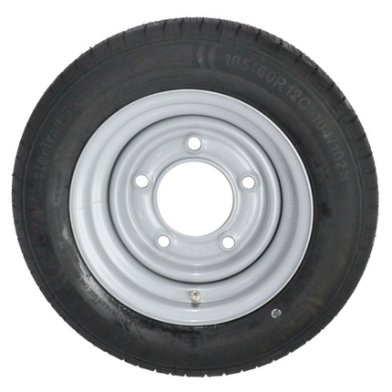Kenda Compleet aanhanger wiel - 185/60R12C - steekmaat: 5x165,1 - draagvermogen: 900 kg - naafdiameter: 114,6 mm