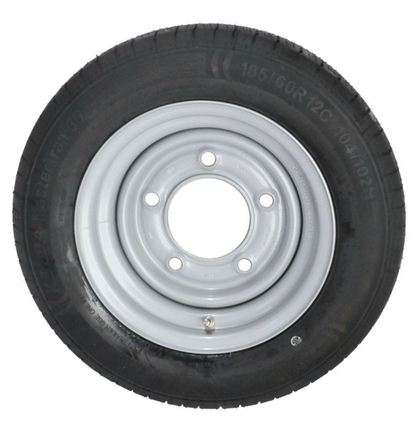 Kenda Compleet aanhanger wiel - 185/60R12C - steekmaat: 5x165,1 - draagvermogen: 900 kg - naafdiameter: 114,6 mm