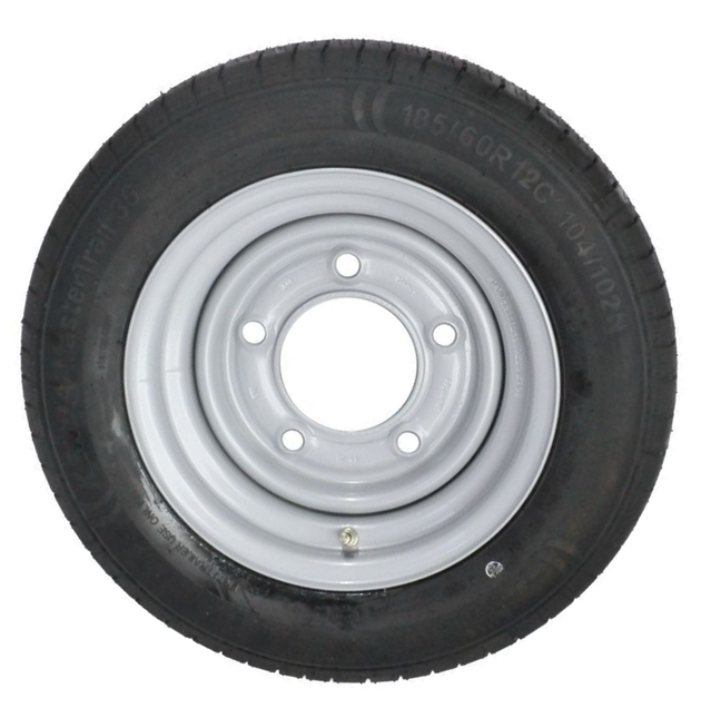Kenda Compleet aanhanger wiel - 185/60R12C - steekmaat: 5x165,1 - draagvermogen: 900 kg - naafdiameter: 114,6 mm
