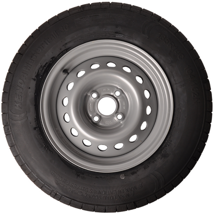 Kenda Compleet aanhanger wiel - 185R14C - steekmaat: 4x100 - draagvermogen: 750 kg - naafdiameter 57 mm