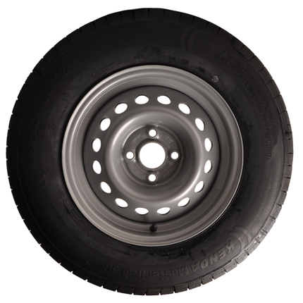 Kenda Compleet aanhanger wiel - 185R14C - steekmaat: 4x100 - draagvermogen: 750 kg - naafdiameter 57 mm