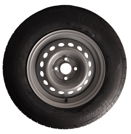 Kenda Compleet aanhanger wiel - 185R14C - steekmaat: 4x100 - draagvermogen: 750 kg - naafdiameter 57 mm