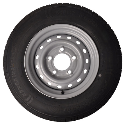 Kenda Compleet aanhanger wiel - 185R14C - steekmaat: 5x140 - draagvermogen: 900kg - naafdiameter: 94 mm