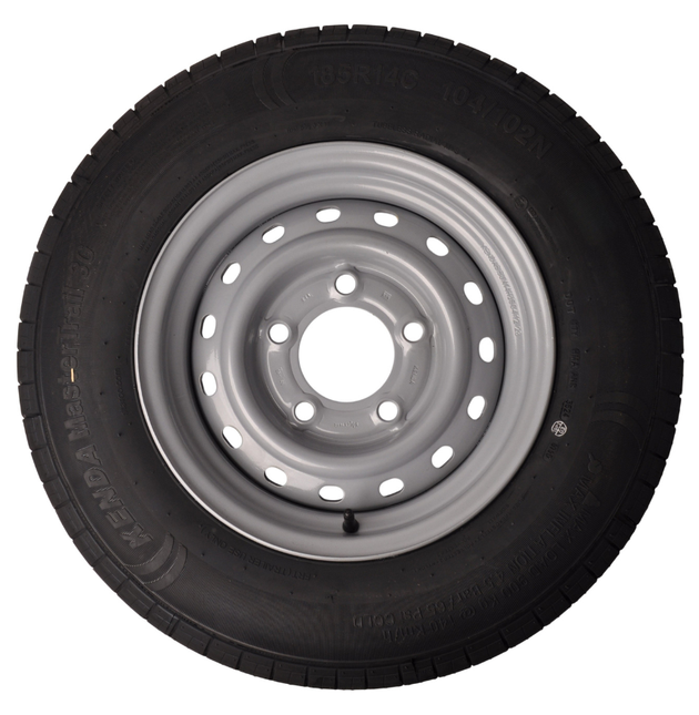 Kenda Compleet aanhanger wiel - 185R14C - steekmaat: 5x140 - draagvermogen: 900kg - naafdiameter: 94 mm