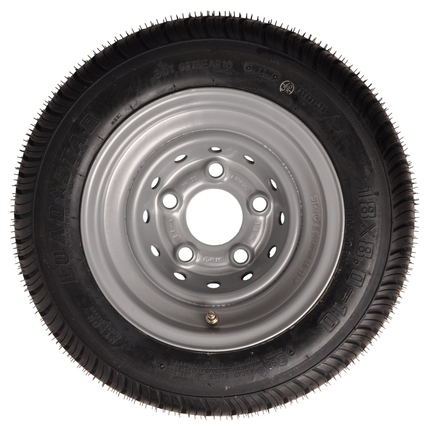Kenda Compleet aanhanger wiel - 18x8.00-10 / 195/50B10 - steekmaat: 5x112 - draagvermogen: 750 kg - naafdiameter: 67 mm - 8PR