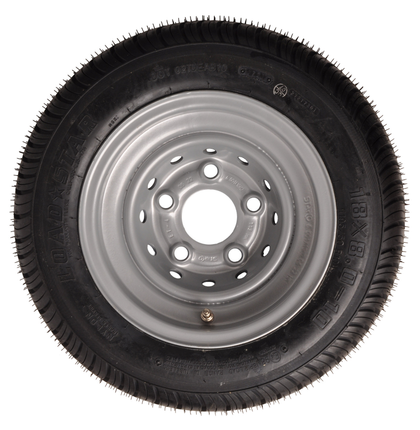 Kenda Compleet aanhanger wiel - 18x8.00-10 / 195/50B10 - steekmaat: 5x112 - draagvermogen: 750 kg - naafdiameter: 67 mm - 8PR