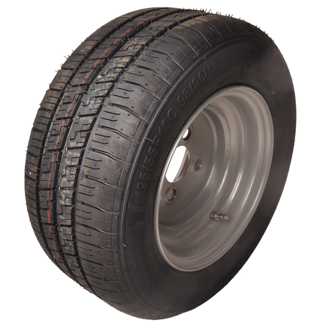 Kenda Compleet aanhanger wiel - 195/55R10C - steekmaat: 4x100 - draagvermogen: 750 kg - naafdiameter: 60 mm - 10PR