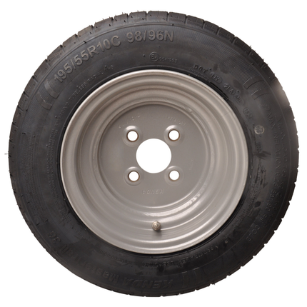 Kenda Compleet aanhanger wiel - 195/55R10C - steekmaat: 4x100 - draagvermogen: 750 kg - naafdiameter: 60 mm - 10PR