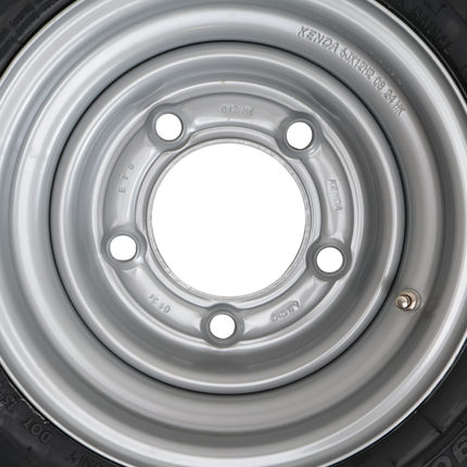 Kenda Compleet aanhanger wiel - 195/60R12C - Ifor Williams - steekmaat 5x165,1 - 900 kg maximaal draagvermogen - 114,6 mm naafdiameter