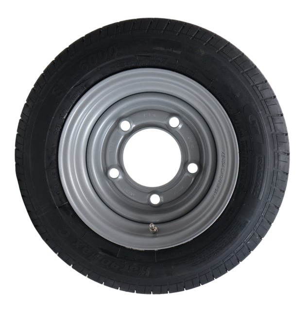 Kenda Compleet aanhanger wiel - 195/60R12C - Ifor Williams - steekmaat 5x165,1 - 900 kg maximaal draagvermogen - 114,6 mm naafdiameter