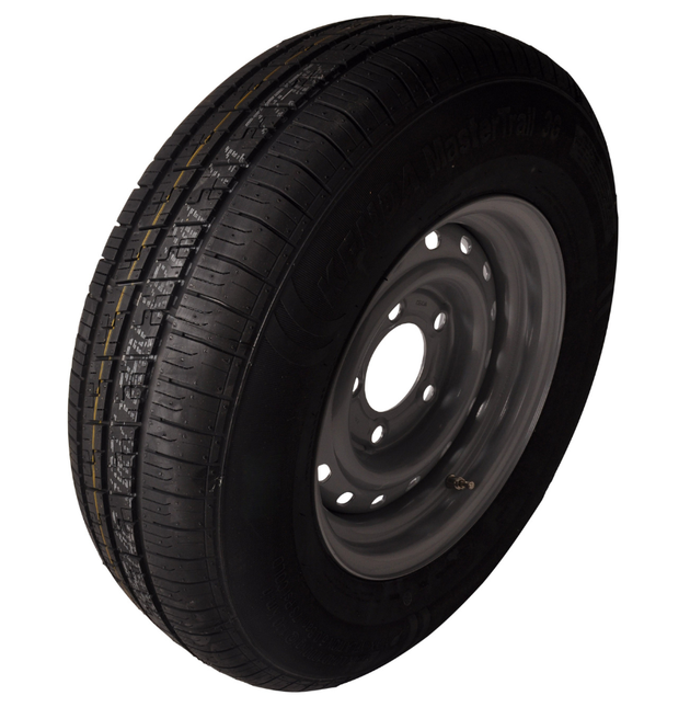 Kenda Compleet aanhanger wiel - 195R14C - steekmaat: 5x112 - draagvermogen:: 950 kg - naafdiameter: 67 mm