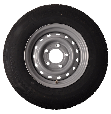 Kenda Compleet aanhanger wiel - 195R14C - steekmaat: 5x112 - draagvermogen:: 950 kg - naafdiameter: 67 mm