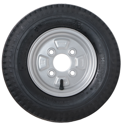 Kenda Compleet aanhanger wiel - 4.00-8 - steekmaat: 4x100 - draagvermogen: 335 kg - naafdiameter: 60 mm - 6PR
