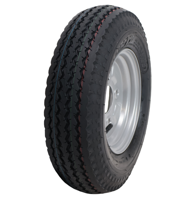 Kenda Compleet aanhanger wiel - 4.00-8 - steekmaat: 4x100 - draagvermogen: 335 kg - naafdiameter: 60 mm - 6PR