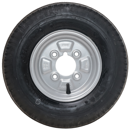 Kenda Compleet aanhanger wiel - 4.00-8 - vetnippel uitsparing - steekmaat: 4x101,6 - draagvermogen: 265 kg - naafdiameter: 67 mm - 4PR