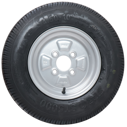 Kenda Compleet aanhanger wiel - 4.50-10 - steekmaat: 4x100 - draagvermogen: 400 kg - naafdiameter: 60 mm - 6PR