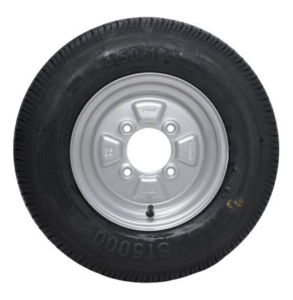 Kenda Compleet aanhanger wiel - 4.50-10 - steekmaat: 4x115 - draagvermogen: 400 kg - naafdiameter: 85 mm - 6PR