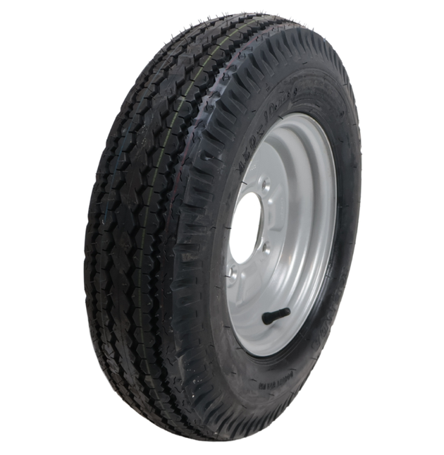 Kenda Compleet aanhanger wiel - 4.50-10 - steekmaat: 4x115 - draagvermogen: 315 kg - naafdiameter: 85 mm - 6PR