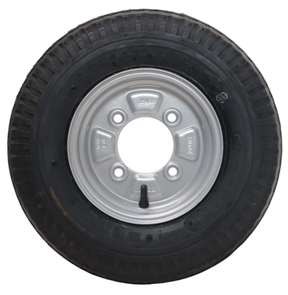 Kenda Compleet aanhanger wiel - 4.80/4.00- 8 - steekmaat: 4x115 - draagvermogen: 265 kg - naafdiameter: 85 mm - 4PR