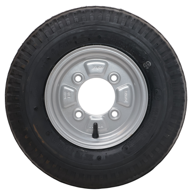 Kenda Compleet aanhanger wiel - 4.80/4.00- 8 - steekmaat: 4x115 - draagvermogen: 265 kg - naafdiameter: 85 mm - 4PR