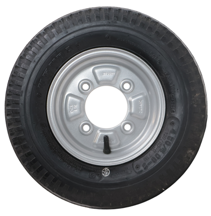Kenda Compleet aanhanger wiel - 4.80/4.00-8 - steekmaat: 4x115 - draagvermogen: 335 kg - naafdiameter: 85 mm - 6PR