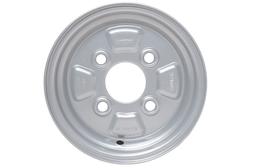 Kenda Losse 8 inch aanhanger velg - 2.50Ax8 - steekmaat: 4x100 - draagvermogen: 345 kg - naafdiameter: 60 mm - ET0