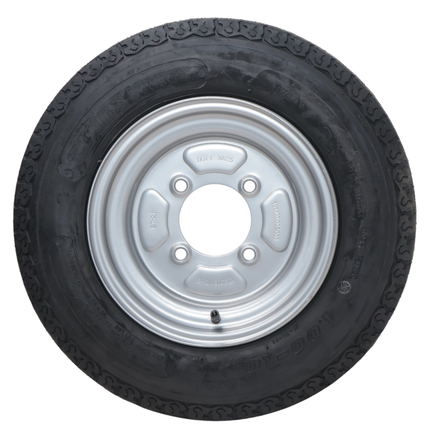 Kings tire Compleet aanhanger wiel - 4.00-10 - steekmaat: 4x115 - draagvermogen: 345 kg - 6PR - naafdiameter: 85 mm